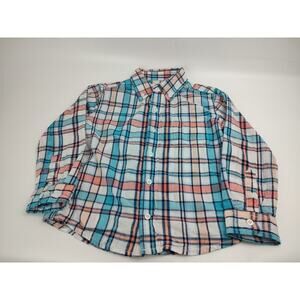 Crown And Ivy Kids Boys Long Sleeve Sleeve Button Down Shirt Size 4T Multicolor